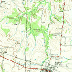 United States Geological Survey Whitewright, TX-OK (1958, 62500-Scale) digital map