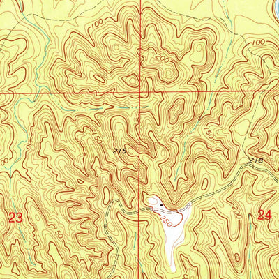 United States Geological Survey Whitfield, AL (1971, 24000-Scale) digital map