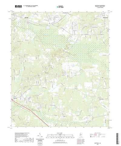 United States Geological Survey Whitfield, MS (2020, 24000-Scale) digital map