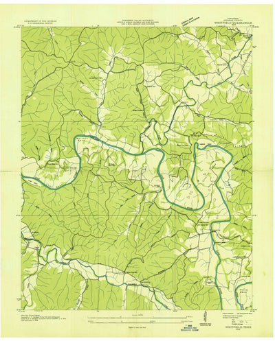 United States Geological Survey Whitfield, TN (1936, 24000-Scale) digital map