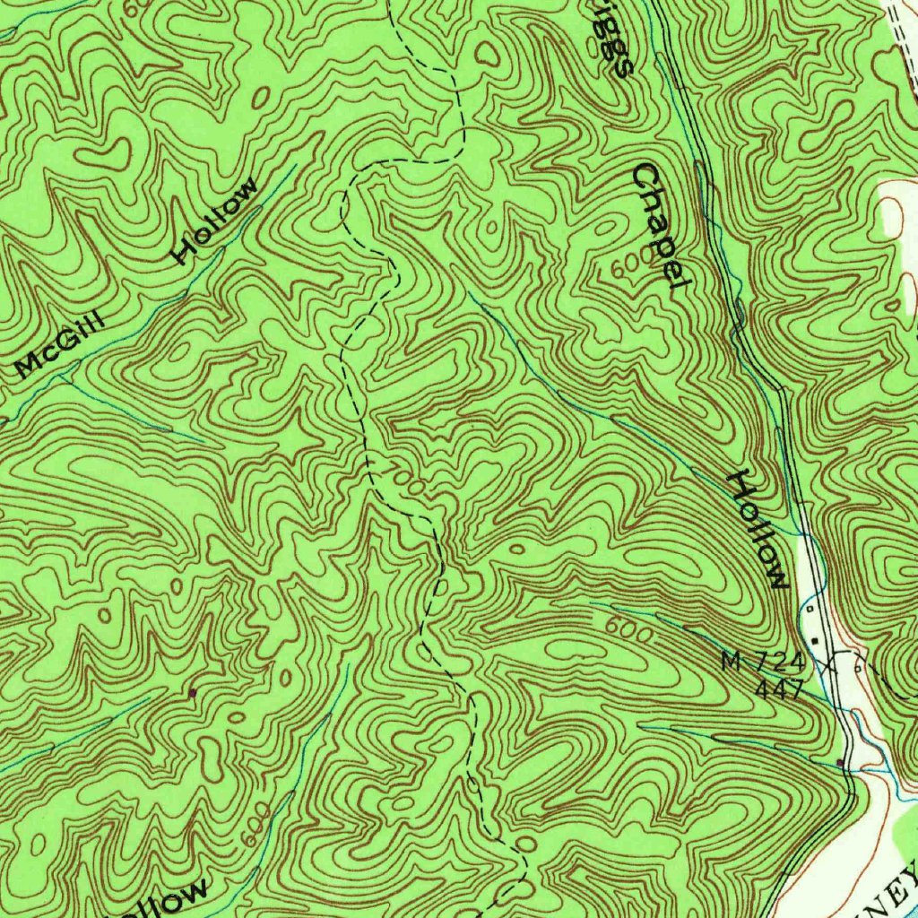 Whitfield, TN (1952, 24000-Scale) Map by United States Geological ...
