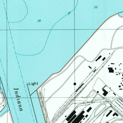 United States Geological Survey Whiting, IN (1991, 24000-Scale) digital map