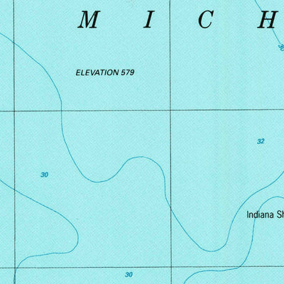 United States Geological Survey Whiting, IN (1991, 24000-Scale) digital map
