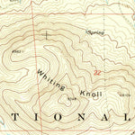 United States Geological Survey Whiting Knoll, AZ (1969, 24000-Scale) digital map