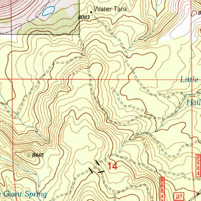 United States Geological Survey Whiting Knoll, AZ (1997, 24000-Scale) digital map