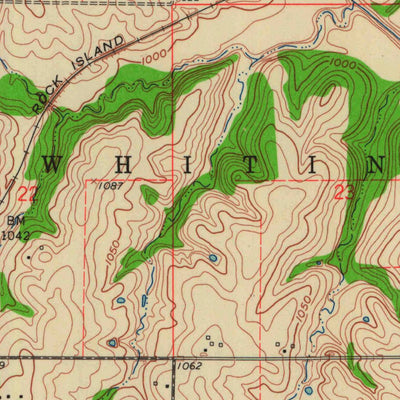 United States Geological Survey Whiting, KS (1961, 24000-Scale) digital map