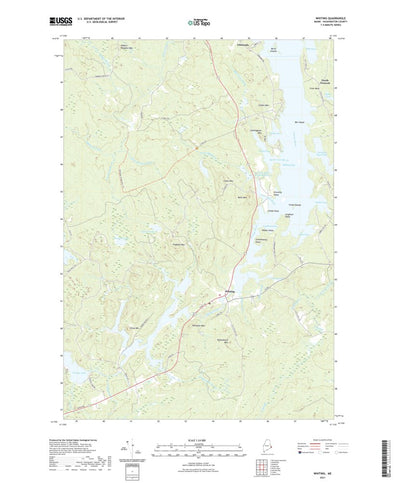 United States Geological Survey Whiting, ME (2021, 24000-Scale) digital map