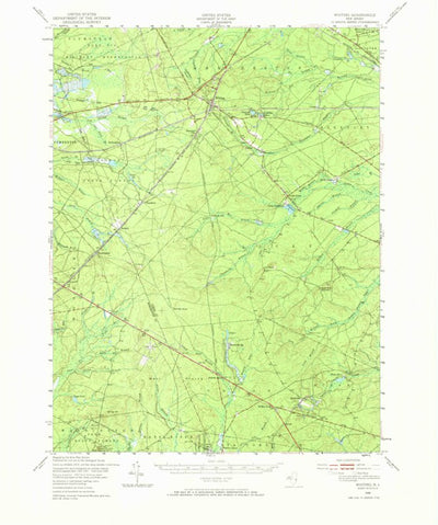 United States Geological Survey Whiting, NJ (1949, 62500-Scale) digital map