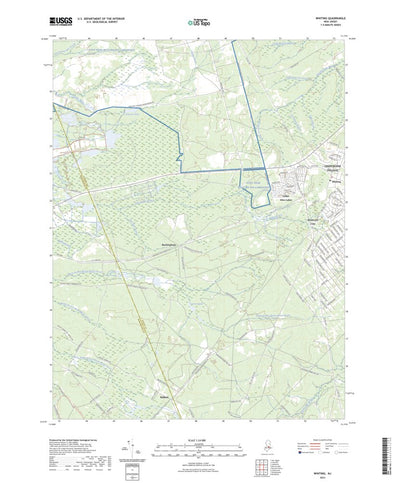 United States Geological Survey Whiting, NJ (2023, 24000-Scale) digital map