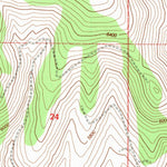 United States Geological Survey Whitinger Mountain, CA (1993, 24000-Scale) digital map