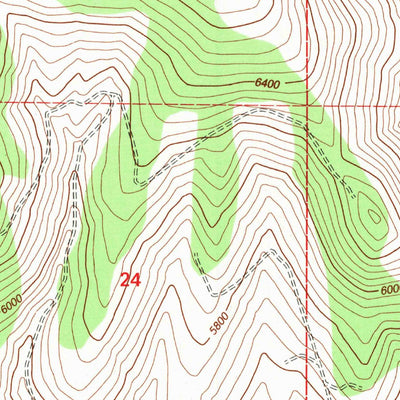 United States Geological Survey Whitinger Mountain, CA (1993, 24000-Scale) digital map