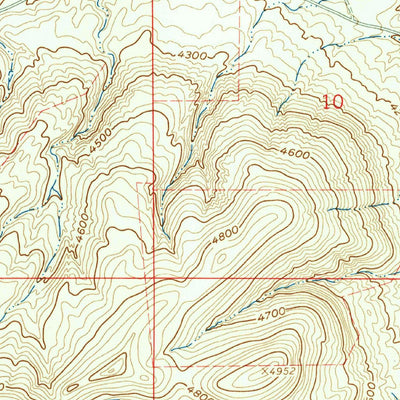 United States Geological Survey Whitlash, MT (1962, 24000-Scale) digital map