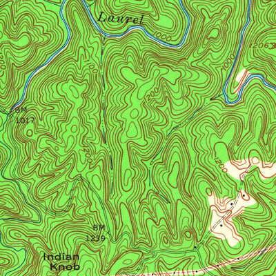 United States Geological Survey Whitley City, KY (1963, 24000-Scale) digital map
