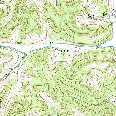 United States Geological Survey Whitleyville, TN (1968, 24000-Scale) digital map