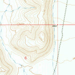 United States Geological Survey Whitlock Mountains NE, AZ (1966, 24000-Scale) digital map