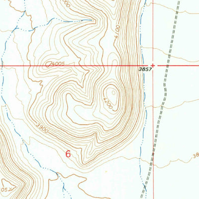 United States Geological Survey Whitlock Mountains NE, AZ (1966, 24000-Scale) digital map