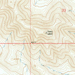 United States Geological Survey Whitlock Mountains NE, AZ (1966, 24000-Scale) digital map