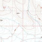 United States Geological Survey Whitlock Peak, AZ (1986, 24000-Scale) digital map