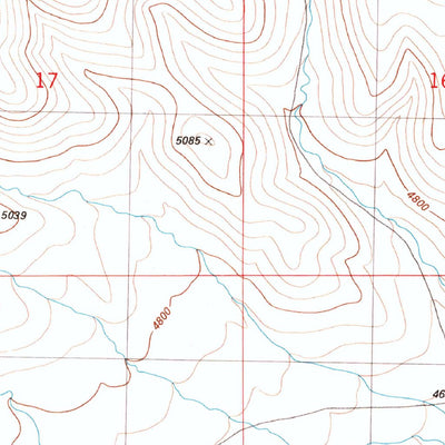 United States Geological Survey Whitlock Peak, AZ (1986, 24000-Scale) digital map