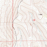 United States Geological Survey Whitlock Peak, AZ (1986, 24000-Scale) digital map