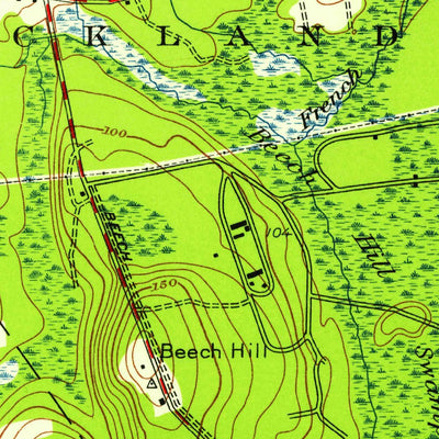 United States Geological Survey Whitman, MA (1948, 24000-Scale) digital map