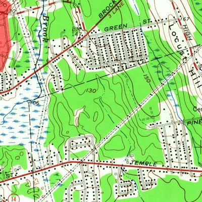 United States Geological Survey Whitman, MA (1962, 24000-Scale) digital map