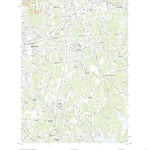 United States Geological Survey Whitman, MA (2021, 24000-Scale) digital map