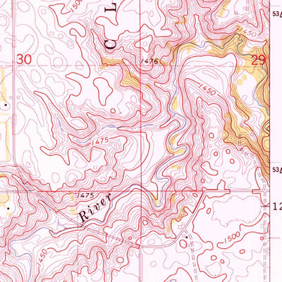 United States Geological Survey Whitman, ND (1971, 24000-Scale) digital map