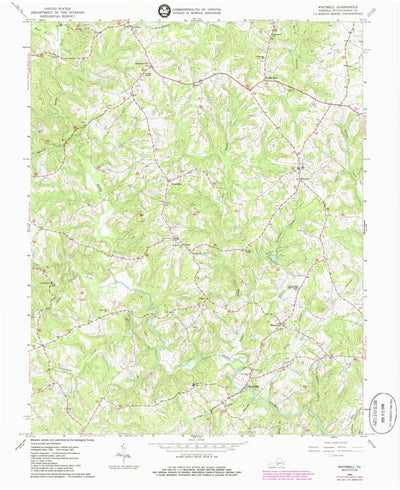 United States Geological Survey Whitmell, VA (1965, 24000-Scale) digital map