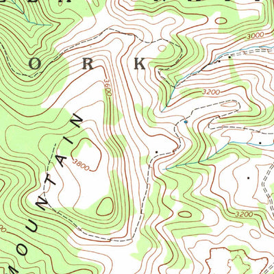United States Geological Survey Whitmer, WV (1995, 24000-Scale) digital map