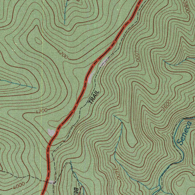 United States Geological Survey Whitmer, WV (1995, 24000-Scale) digital map