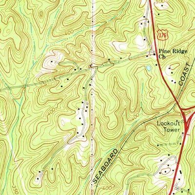 United States Geological Survey Whitmire North, SC (1970, 24000-Scale) digital map
