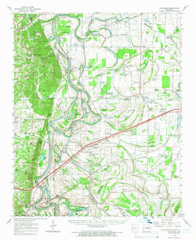 United States Geological Survey Whitmore, AR (1960, 62500-Scale) digital map