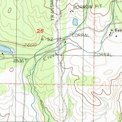 United States Geological Survey Whitmore, CA (1986, 24000-Scale) digital map