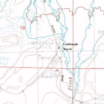 United States Geological Survey Whitmore Hot Springs, CA (1983, 24000-Scale) digital map