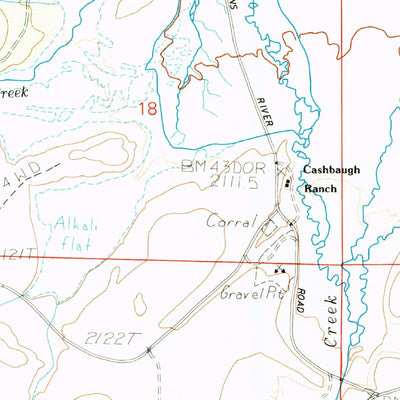 United States Geological Survey Whitmore Hot Springs, CA (1990, 24000-Scale) digital map