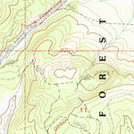 United States Geological Survey Whitmore Hot Springs, CA (1990, 24000-Scale) digital map