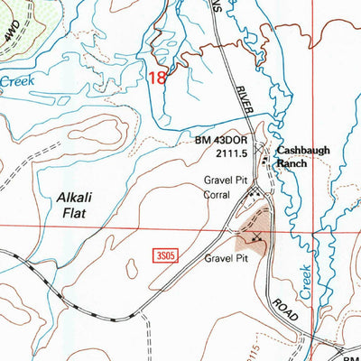 United States Geological Survey Whitmore Hot Springs, CA (1994, 24000-Scale) digital map