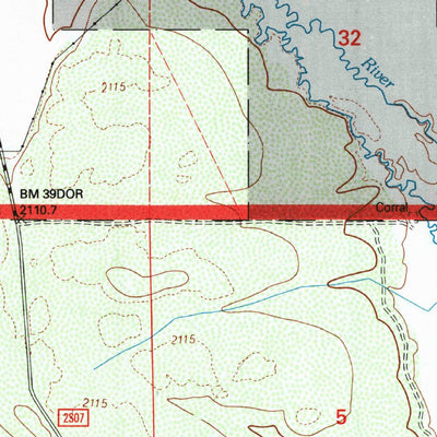 United States Geological Survey Whitmore Hot Springs, CA (1994, 24000-Scale) digital map