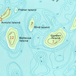 United States Geological Survey Whitney Bay, MI (1964, 24000-Scale) digital map