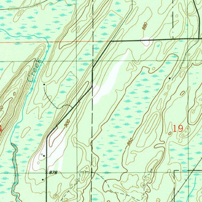United States Geological Survey Whitney, MI (1989, 24000-Scale) digital map