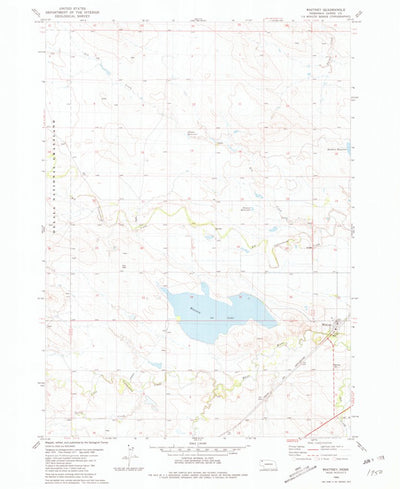 United States Geological Survey Whitney, NE (1980, 24000-Scale) digital map