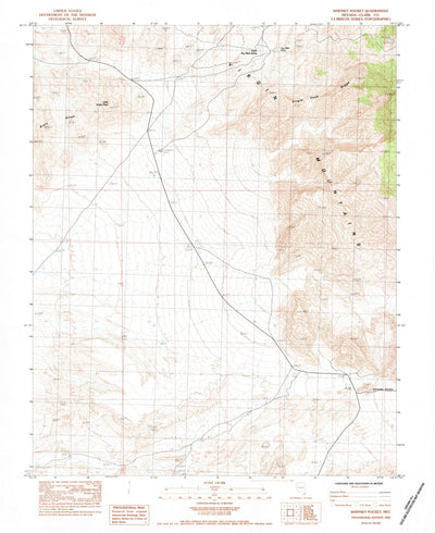 United States Geological Survey Whitney Pocket, NV (1983, 24000-Scale) digital map