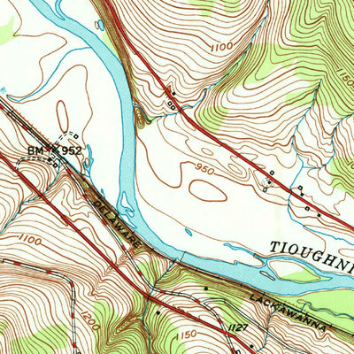 United States Geological Survey Whitney Point, NY (1949, 24000-Scale) digital map