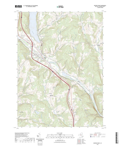 United States Geological Survey Whitney Point, NY (2023, 24000-Scale) digital map
