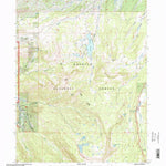 United States Geological Survey Whitney Reservoir, UT (1998, 24000-Scale) digital map