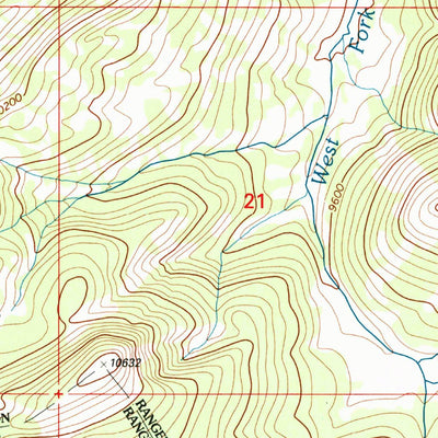 United States Geological Survey Whitney Reservoir, UT (1998, 24000-Scale) digital map