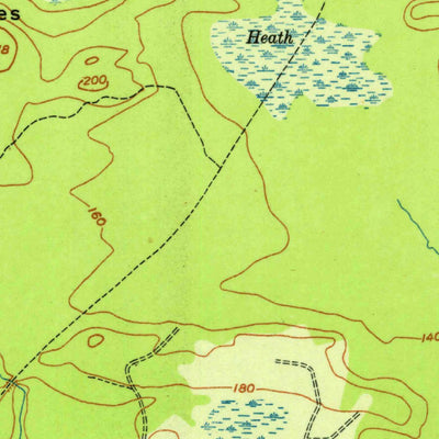 United States Geological Survey Whitneyville, ME (1951, 24000-Scale) digital map