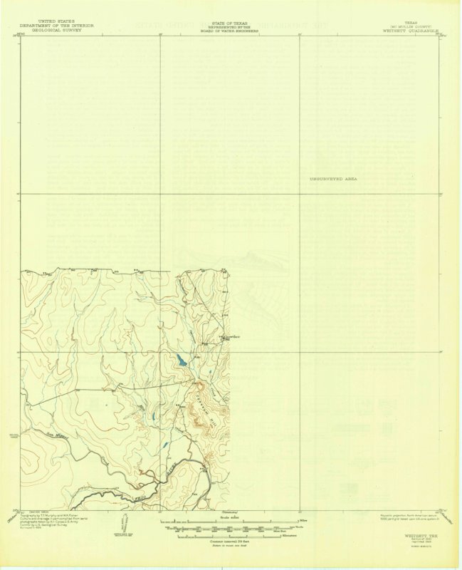 Whitsett, TX (1930, 62500Scale) Map by United States Geological Survey