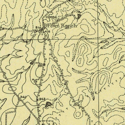 United States Geological Survey Whitsett, TX (1942, 62500-Scale) digital map